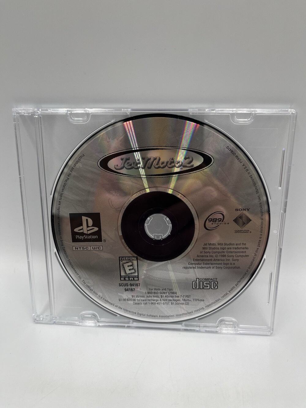 Jet Moto 2 (Sony PlayStation 1, 1997, PS1) DISC ONLY With Case